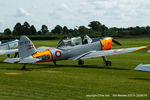 OY-ATO @ EGTH - 70th Anniversary of the first flight of the de Havilland Chipmunk  Fly-In at Old Warden - by Chris Hall