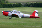 G-BVTX @ EGTH - 70th Anniversary of the first flight of the de Havilland Chipmunk Fly-In at Old Warden - by Chris Hall