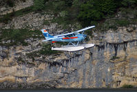 G-ESSL - After take-off from the Lac de Joux (3294 ft amsl) in the Swiss Jura-mountains. - by sparrow9