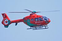 G-HEMN @ EGFH - EC-135T-2+, Wales Air Ambulance Helicopter call sign Helimed 57. Dafen based, seen prior to letting down.