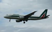 EI-EIA @ EGLL - Alitalia, is here on short finals at London Heathrow(EGLL) - by A. Gendorf