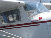 N2115V @ SZP - 1948 Cessna 120, Continental C85 85 Hp, logos - by Doug Robertson