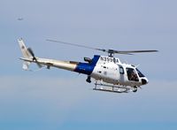 N3990A @ KRHV - US Department of Homeland Security (Washington, DC) Eurocopter AS-350B departing at Reid Hillview Airport, San Jose, CA. - by Chris Leipelt