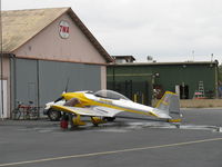 N986BP @ SZP - 2013 Stewart VAN's RV-4 'Banana Puddin', Lycoming O-320-D1A 160 Hp, hand washing aircraft on hangar ramp before local flights today. A gorgeous RV-4 build! - by Doug Robertson