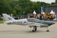 PH-4M8 @ EHLW - Blackshape Prime BS100 on display during the Royal Netherlands Air Force open days 2016 at Leeuwarden Air Base - by Van Propeller