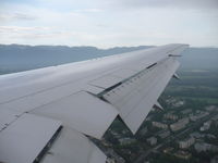 N647UA @ LSGG - United Boeing 767-322 Enroute to Geneva Switzerland - by Christian Maurer