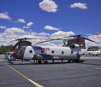N401AJ @ LVK - Chinook parked at Livermore Airport. - by Clayton Eddy