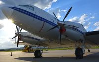 C-FTGX @ LOWG - 72 year old DC-3 making a night-stop in Graz - by Paul H