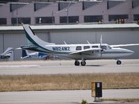 N824MZ @ KBFI - Piper Aerostar after landing. - by Eric Olsen