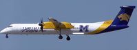 N403QX @ LAX - landing @ LAX runway 24L - by Flight Experience