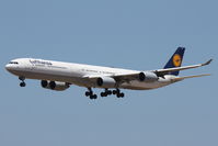 D-AIHE @ LMML - A340 D-AIHE Lufthansa - by Raymond Zammit