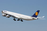 D-AIHR @ LMML - A340 D-AIHR Lufthansa - by Raymond Zammit