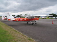 G-AWUU @ EGSX - classic Cessna at fly-in - by magnaman