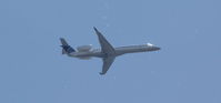 N12195 @ KDTW - On approach to DTW about 15 miles out.

(White spots are cottonwood seeds floating in the air) - by Russ Hill