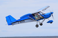 G-NDAD @ EGFH - Clipper 100, Middle Stoke, Isle Of Grain kent based, seen departing runway 28 en-route RTB.