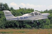G-BLWP @ EGFH - Tomahawk, Cambrian Flying Club Swansea based, previously OY-BTW, seen departing runway 28, for circuit training.