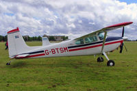G-BTSM @ EGDV - Cessna 180A [32678] Hullavington~G 21/05/2005 - by Ray Barber