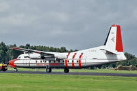 I-ATIC @ EGLF - Fokker F-27-600 Friendship [10349] Farnborough~G 07/09/1974. From a slide. - by Ray Barber