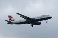 G-EUYB @ EGLL - British Airways, is here approaching RWY 27R at London Heathrow(EGLL) - by A. Gendorf