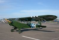 F-GHBY @ LFSX - Piper J3C-65 Cub, Static display, Luxeuil-St Sauveur Air Base 116(LFSX) Open day 2015 - by Yves-Q