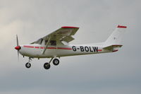 G-BOLW @ EGSH - Landing at Norwich. - by Graham Reeve
