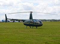 G-KUBE @ EGLM - Robinson R44 Raven II at White Waltham. Ex G-VEIT - by moxy