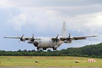 CH-09 @ LFOA - Belgian Air Force Lockheed C-130H Hercules, Landing rwy 24, Avord Air Base 702 (LFOA) Open day 2016 - by Yves-Q