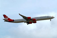 G-VFIT @ EGLL - Airbus A340-642 [753] (Virgin Atlantic) Home~G 10/05/2015. On approach 27L. - by Ray Barber