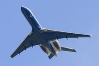 N18TM @ LFPB - Bombardier BD-700-1A10, Take off rwy 25, Paris-Le Bourget airport (LFPB-LBG) - by Yves-Q