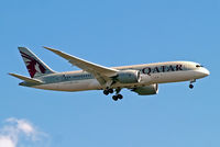 A7-BCT @ EGLL - Boeing 787-8 Dreamliner [38338] (Qatar Airways) Home~G 19/06/2015. On approach 27L. - by Ray Barber