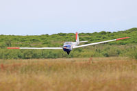G-AYUR @ EGFH - Falke, Rhigos Airfield based, seen landing on runway 22.