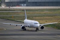F-GMZC @ LFBO - Airbus A321-111, Lining up prior take off rwy 14R, Toulouse-Blagnac airport (LFBO-TLS) - by Yves-Q