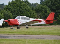 G-MCOX @ EGTF - Fuji FA-200-280A0 at Fairoaks, - by moxy