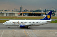 PT-SSJ @ SBSP - Boeing 737-33A [24791] (Rio Sul) Sao Paulo-Congonhas~PP 11/04/2003 - by Ray Barber