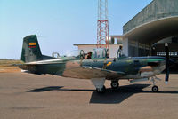 FAE-0015 @ SESA - Beech T-34C Turbo Mentor [GM-015] (Ecuadorian Air Force) General Ulpiano Paez Airport-Salinas~HC 03/04/2003 - by Ray Barber