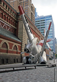 N436DF - This Grumman Tracker, Bu136536, has been transformed into a public artwork in Philadelphia. - by Daniel L. Berek