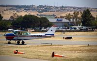 N737ZD @ KRHV - Locally-based 1977 Cessna 172N clear of 31R at Reid Hillview Airport, San Jose, CA. - by Chris Leipelt