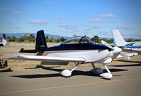 N322DR @ KRHV - Georgia-based 2005 Vans RV-8A on display at the 2016 Airport Day at Reid Hillview Airport, San Jose, CA. - by Chris Leipelt