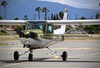 N67384 @ KRHV - Locally-based 1978 Cessna 152 taxing in at Reid Hillview Airport, San Jose, CA. - by Chris Leipelt