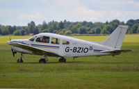 G-BZIO @ EGLM - Piper Cherokee Warrior III at White Waltham. Ex EC-IBJ - by moxy