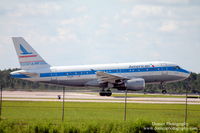 N744P @ KRSW - American Flight 1849 (N744P) Piedmont Heritage departs Southwest Florida International Airport enroute to Charlotte-Douglas International Airport
