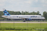 N527JL @ KRSW - JetBlue Flight 929 (N527JL) Blue Bayou arrives at Southwest Florida International Airport following flight from John F Kennedy International Airport