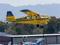 N596JR @ PAO - N596JR Landing at Palo Alto Airport - by ddebold