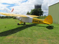 G-AMEN @ EGHP - on grass at popham - by magnaman