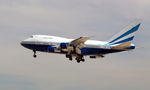 VP-BLK @ KLAS - VP-BLK Boeing 747sp at Las Vegas - by Pete Hughes