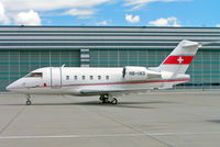 HB-IKS @ LOWW - Canadair CL.601-3A Challenger [5042] (Air Charter) Vienna-Schwechat~OE 13/07/2009 - by Ray Barber