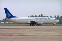 PK-GWQ @ WIII - Boeing 737-4U3 [25719] (Garuda Indonesia) Jakarta-Soekarno Hatta Int~PK 26/10/2006 - by Ray Barber