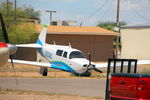 N20MC @ CGZ - OOOPS!  N20MC Mooney M20 at Casa Grande, Arizona - by Pete Hughes