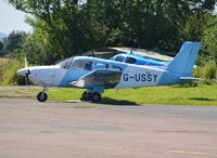 G-USSY @ EGBG - Piper Cherokee Archer II at Leicsster Airport. Ex N8439R - by moxy