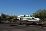 N97BP @ DVT - N97BP Cessna 404 at Deer Valley, Arizona - by Pete Hughes